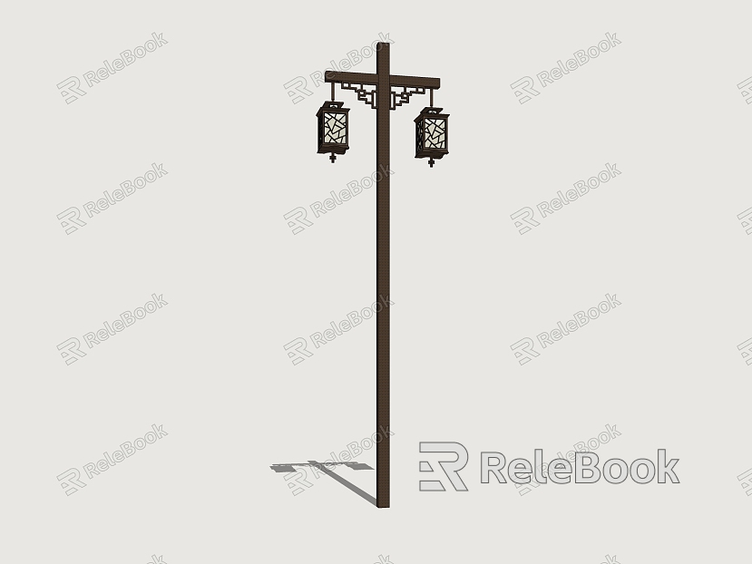 Country street lamp high pole lamp outdoor lamp folk landscape lamp model