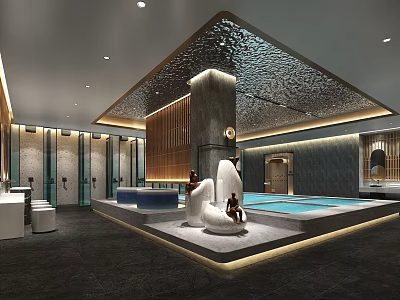 Modern Bath Center 3d model