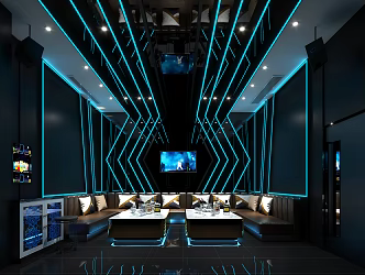 Modern KTV 3d model