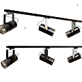 Modern Downlights And Spotlights With Track Mount Design For Home Interior Lighting