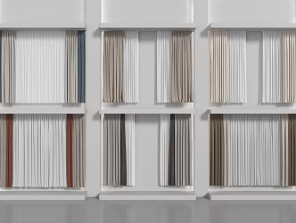 Modern Curtains 3d model