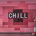background wall 3d model