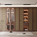 Middle style wardrobe 3d model