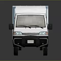 White Logistics Van Featuring Shenzhen Shenfu Logistics Company Logo