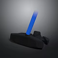 Modern Black Base With Blue Elongated Bar Electronic Device Component Structure