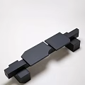 Modern table ta 3d model