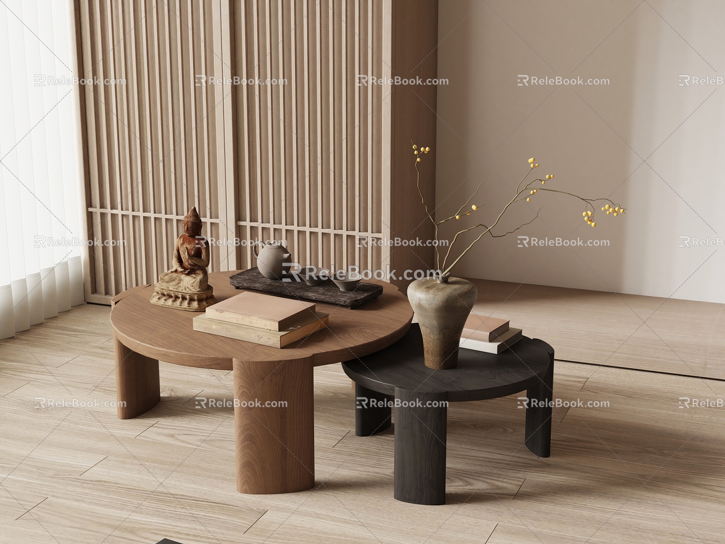 New Chinese Tea Table 3d model