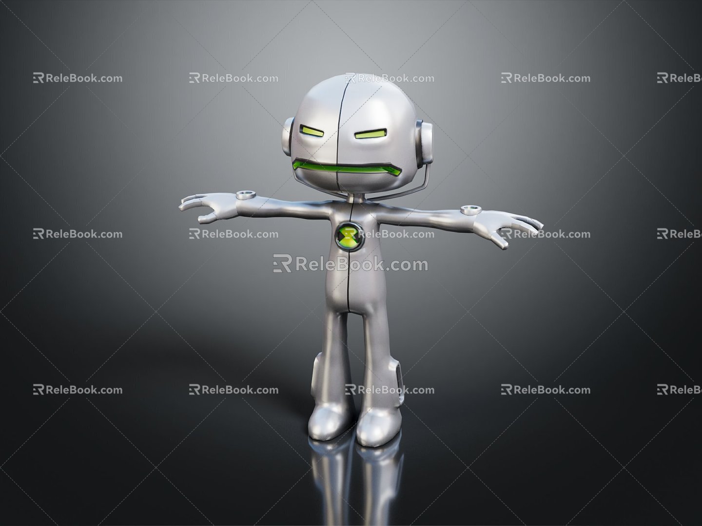 Modern Robot Robot Assistant Small Robot Robot Butler 3d model