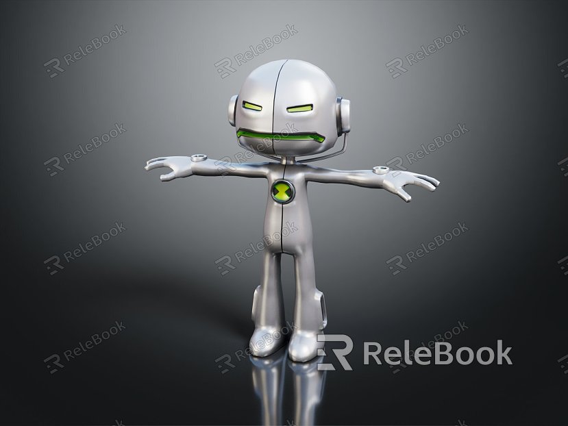 Modern Robot Robot Assistant Small Robot Robot Butler model