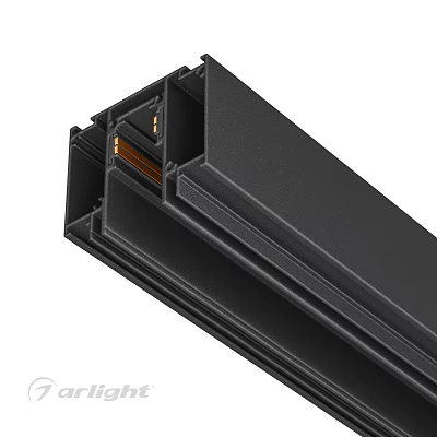 Sleek Black Metal Downlight Spotlight with Sturdy Mounting Frame Design 3d model