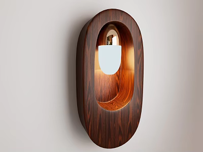 Modern light fixtures wall lamp round wall lamp long strip wall lamp 3d model