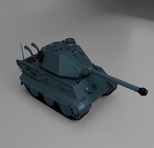 King Tiger Porsche 3d model