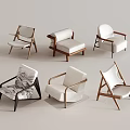 Wind Stool Sofa Stool Low Stool Shoe Changing Stool 3d model