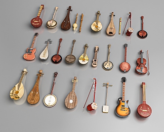 Musical Instruments 3d model