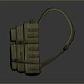 Durable Khaki Tactical Backpack With Multiple Pockets Webbing Straps And Shoulder Straps