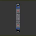 Modern Blue and White Electric Locomotive Model with Red Pantographs and CR Logo