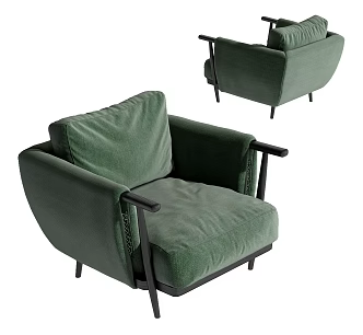 Modern Single Sofa 3d model