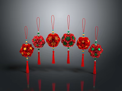 Traditional Decorative Weapons Collection With Various Shapes And Intricate Details 3d model