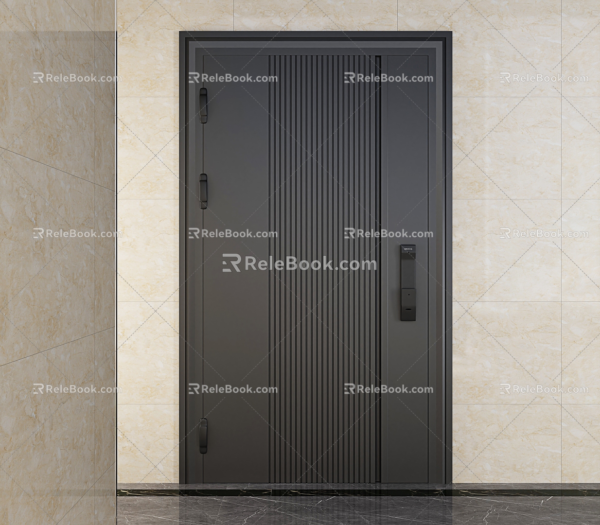 Gate Entry Door 3d model