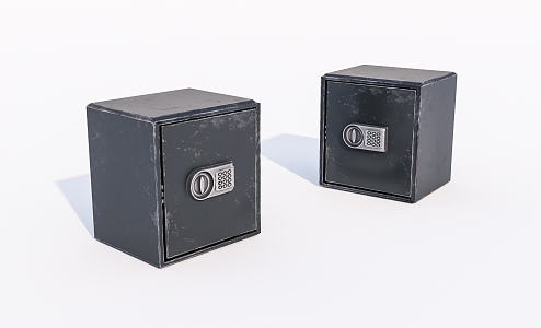 Old password box 3d model