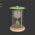 Elegant Classic Decorative Glass Container With Gold Trim Lid And Base