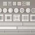 Various Modern Air Conditioner Vents With Different Shapes And Designs For Home Interior