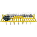 Yellow Agricultural Machinery With Roller Motor And Metal Frame Structure