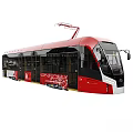 Modern Tram Designs for Izhevsk Krasnoyarsk and Vladivostok Urban Transport