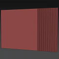 Silent wind background wall panel modeling wall 3d model