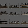 Stylish Wall Mounted Wine Display Shelving Units Organizing Bottles And Glasses