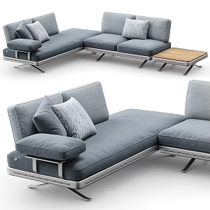 Rolf Benz YOKO Outdoor Multiplayer Sofa Corner Sofa 3d model