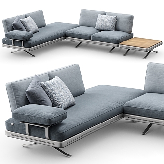 Rolf Benz YOKO Outdoor Multiplayer Sofa Corner Sofa 3d model