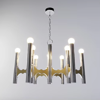 Modern Chandelier Simple Chandelier 3d model
