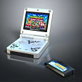 Modern game console home game console Nintendo game console vintage game console 3d model