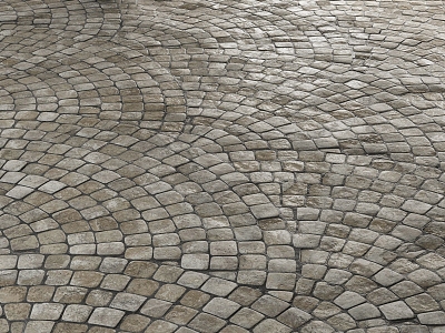 modern pavement 3d model