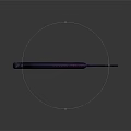 Stylish Purple KENT Comb With Fine Teeth And Ergonomic Handle Design