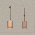 CCD wall lamp pendant lamp combination 3d model