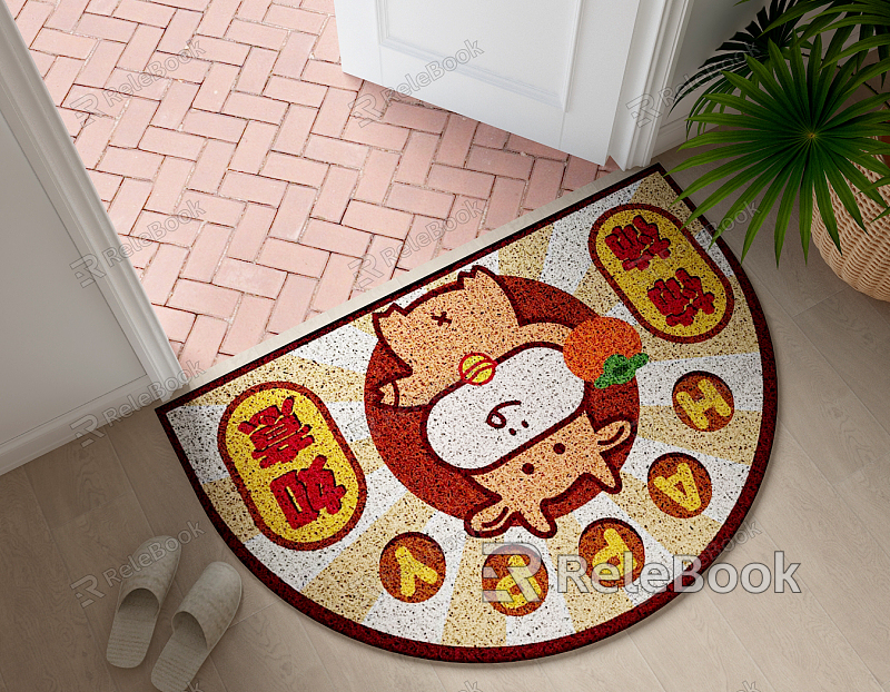 modern round carpet foyer carpet model