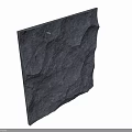 Gray Slate Component With Natural Texture And Irregular Edges For Architectural Decoration 3d model