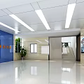 Government Public Service Hall Interior With Spacious Layout Bright Lighting And Service Counters