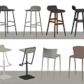 Stylish Bar Stools With Various Designs And Color Choices For Modern Home Interiors