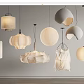 Elegant Modern Pendant Lights With Various Woven Fabric Designs For Home Interior Decor