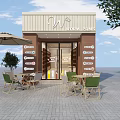 Minimalist Clothing Store Interior With Wooden Shelves LED Strip Lighting And Display Area