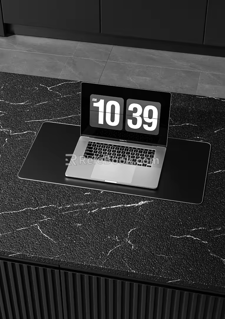 electronic computer notebook 3d model