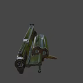 caliber revolver 3d model