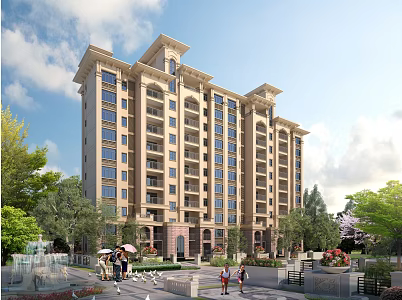 11th Floor T2 Residential Building 3d model