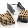 Mobile Robot Pallet Handling Robot Logistics Handling Robot Storage Handling Equipment 3d model
