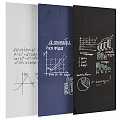 Creative Wall Hanging Design With Handwritten Charts And Data Analysis Elements 3d model