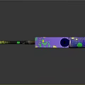 Colorful Toy Gun With Vibrant Multicolored Design And Decorative Patterns For Kids Play