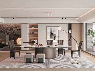 Modern Restaurant 3d model